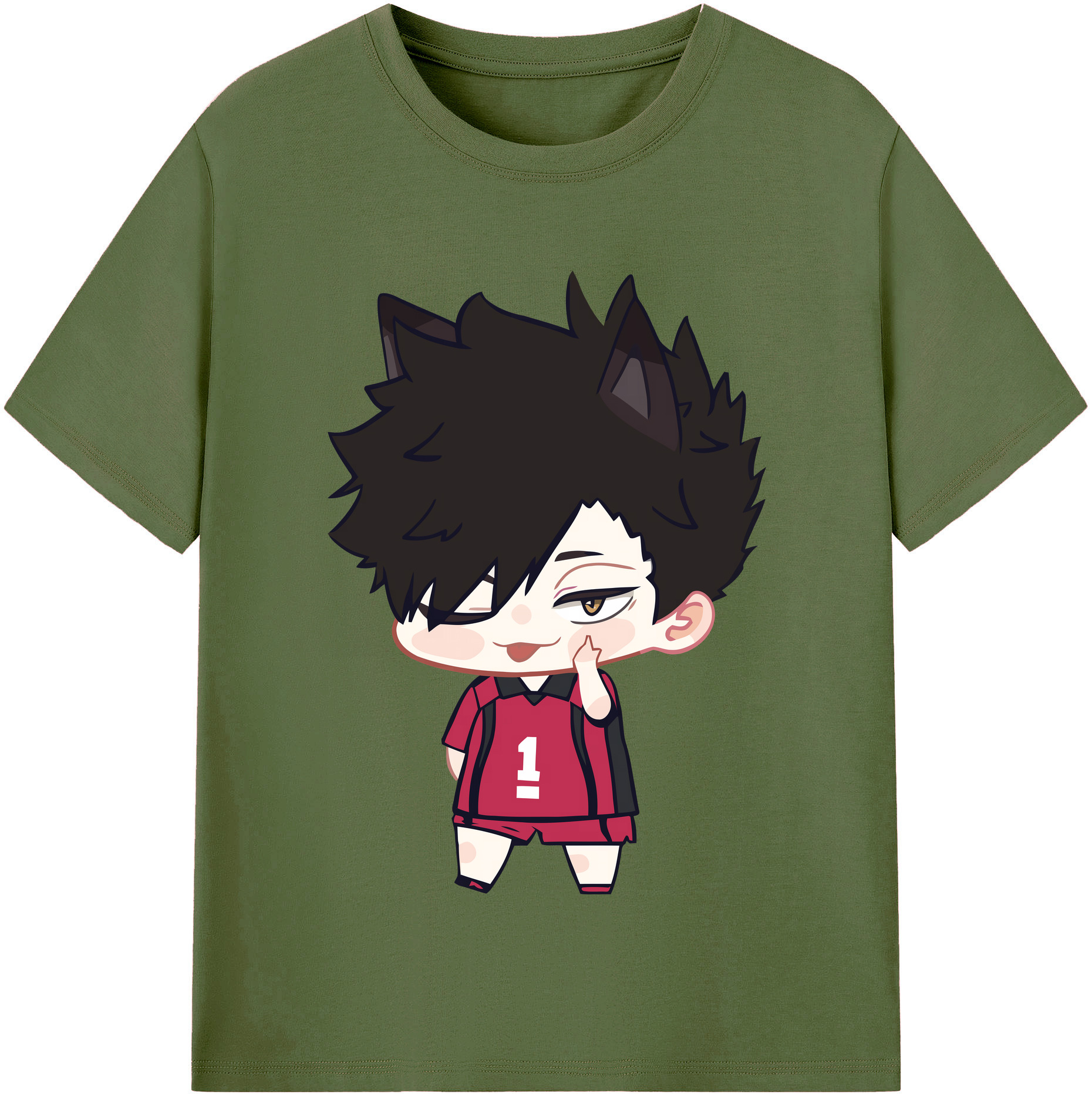 （画像用） ハイキュー!! Haikyu!! 綿100％半袖Tシャツ（フロントプリント）